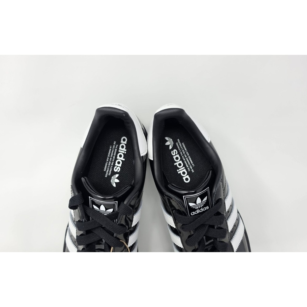 ADIDAS SUPERSTAR ll SHOE WOMEN'S 7 1/2 BLACK /WHITE STRIPES NIB - Picture 3 of 11